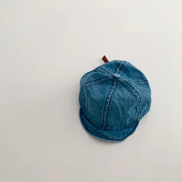 Vintage Denim Baby Baseball Caps for Toddlers