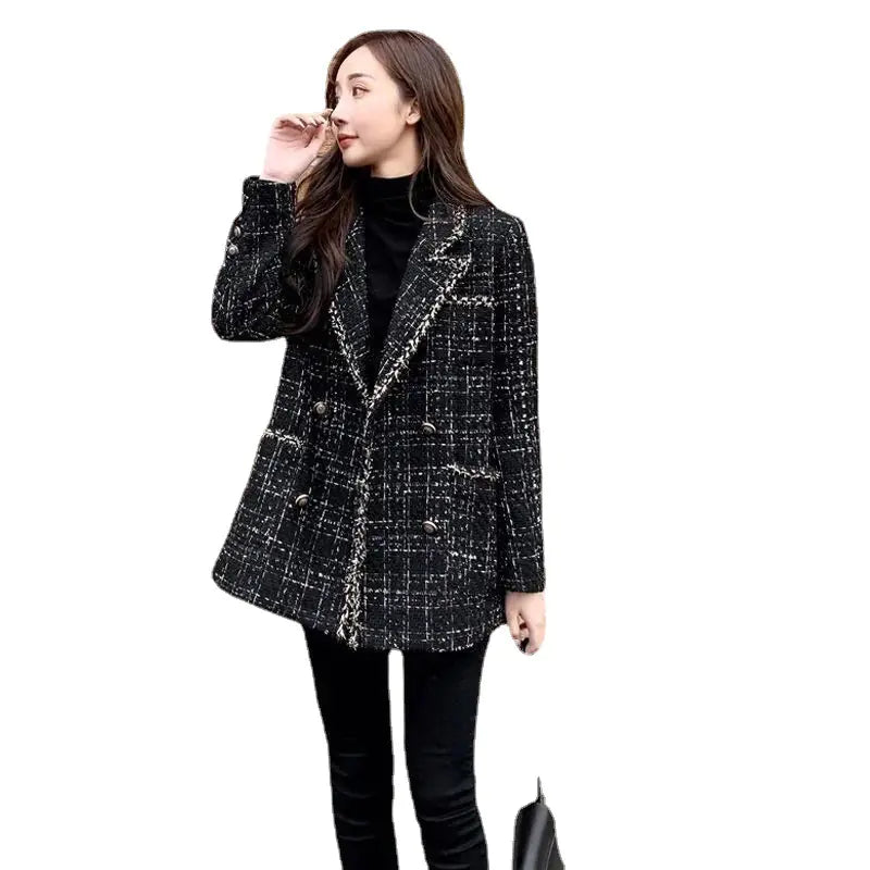 Woolen Coat for Women - Autumn Winter Korean Style