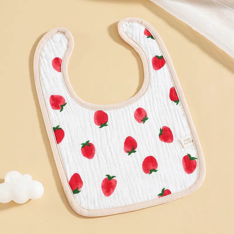 Pure Cotton Six-Layer Gauze U-Shaped Baby Bib