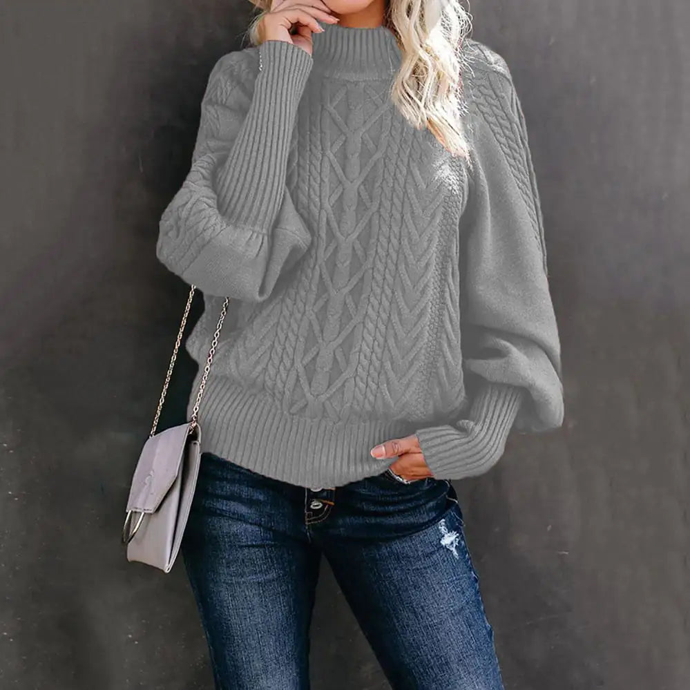 Loose Long Sleeve Knit Sweater for Women - New Style