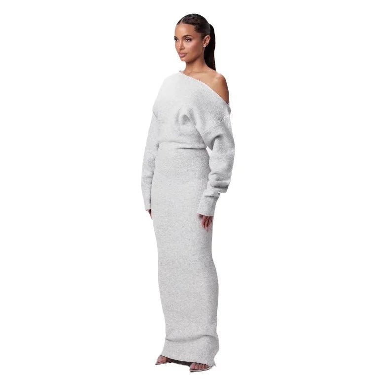 Long Sleeve Slim Fit Dress