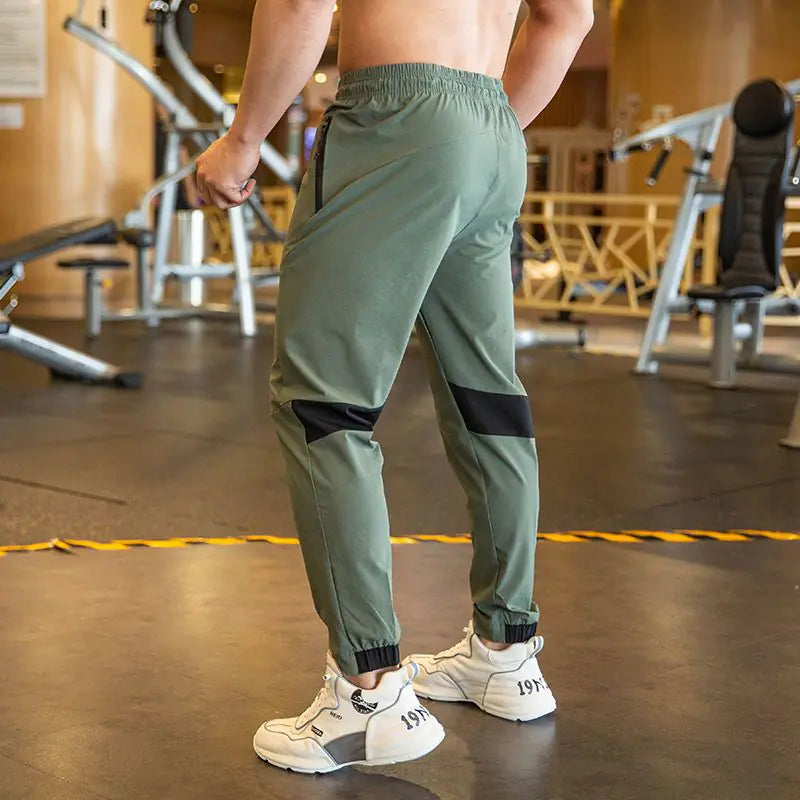 Men's Quick-Drying Thin Ice Silk Sports Trousers