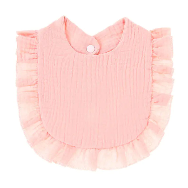 Pure Cotton Lace Bib for Babies and Children