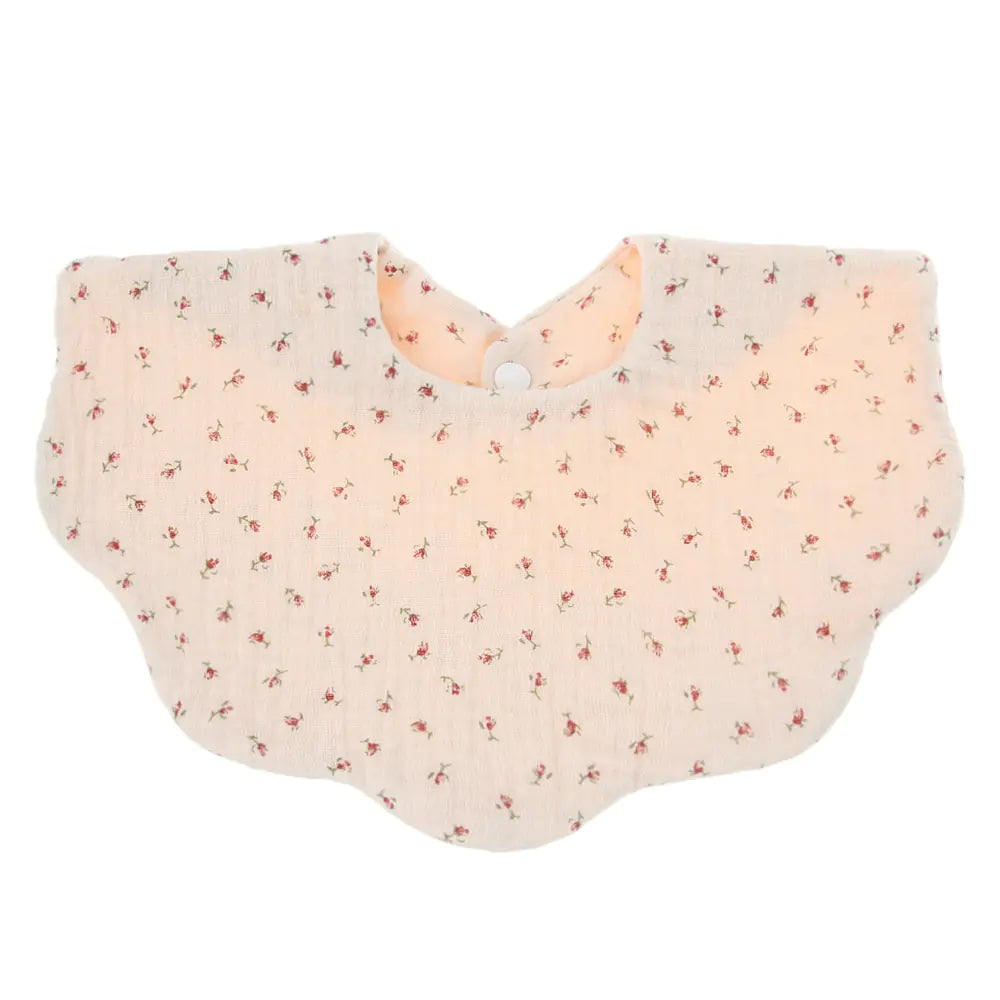Baby Printed Cotton Gauze Wavy Bib Towel