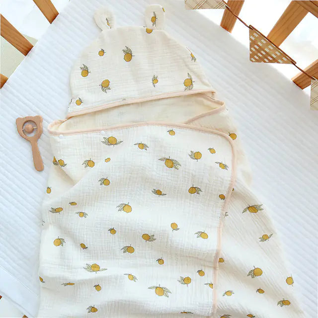 Four Seasons 4-Layer Muslin Cotton Baby Bath Towel