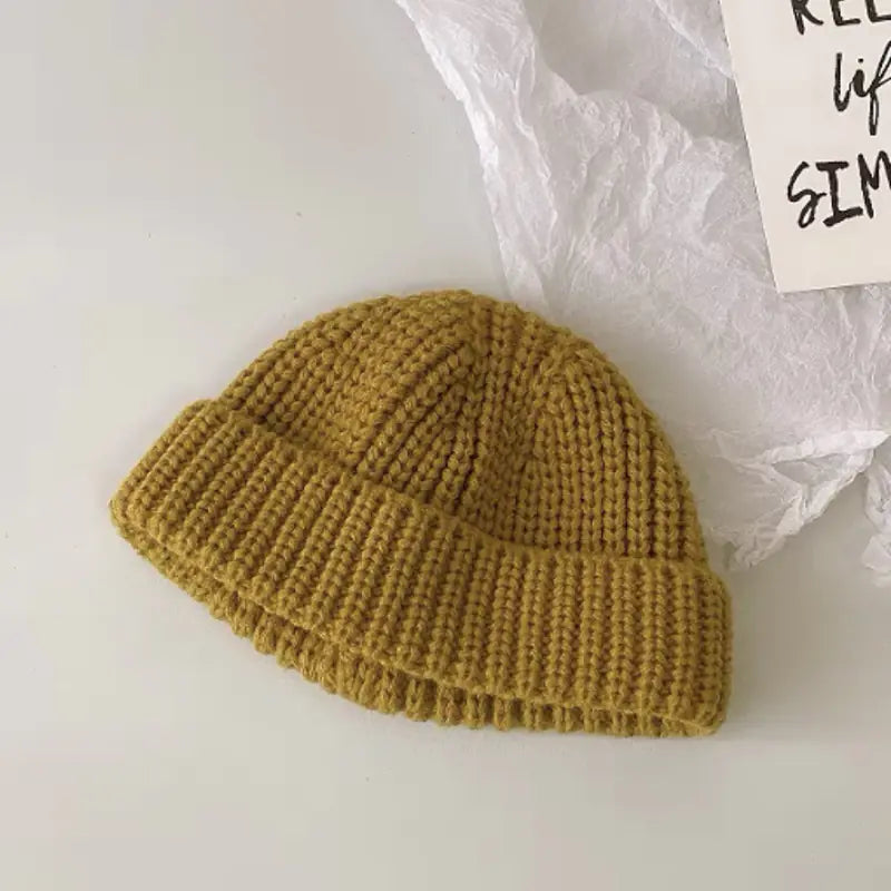 Korean Woolen Cap for Kids - Autumn and Winter