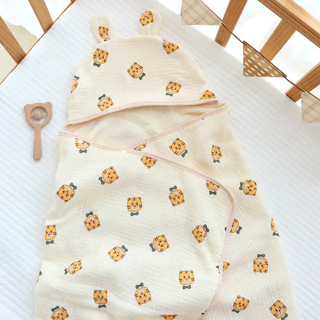 Four Seasons 4-Layer Muslin Cotton Baby Bath Towel