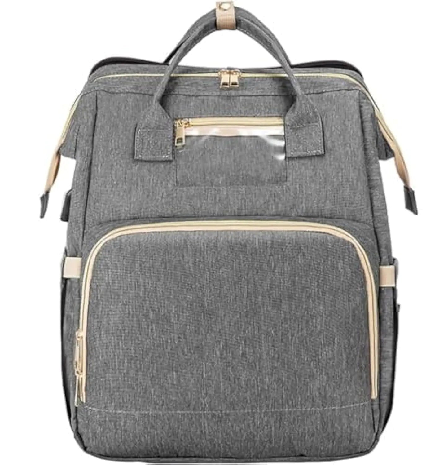 REPIG Diaper Bag Backpack with Changing Station Large Baby Diaper Bag Multifunctional Travel Diaper Waterproof Backpack for Baby Boy & Girls Travel Nappy Bag with USB Charging Port Grey