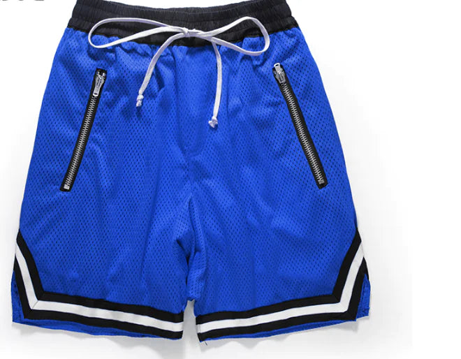 Men's Zippered Baggy Sports Shorts - New European Style