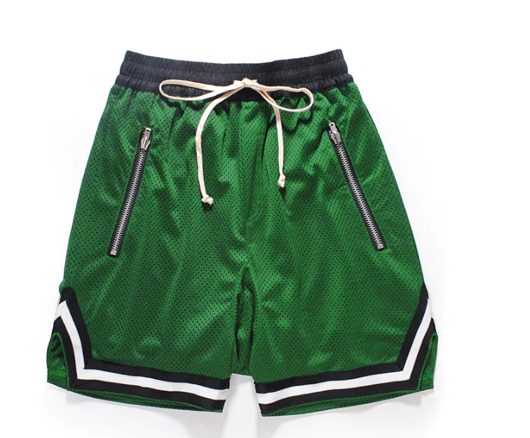 Men's Zippered Baggy Sports Shorts - New European Style