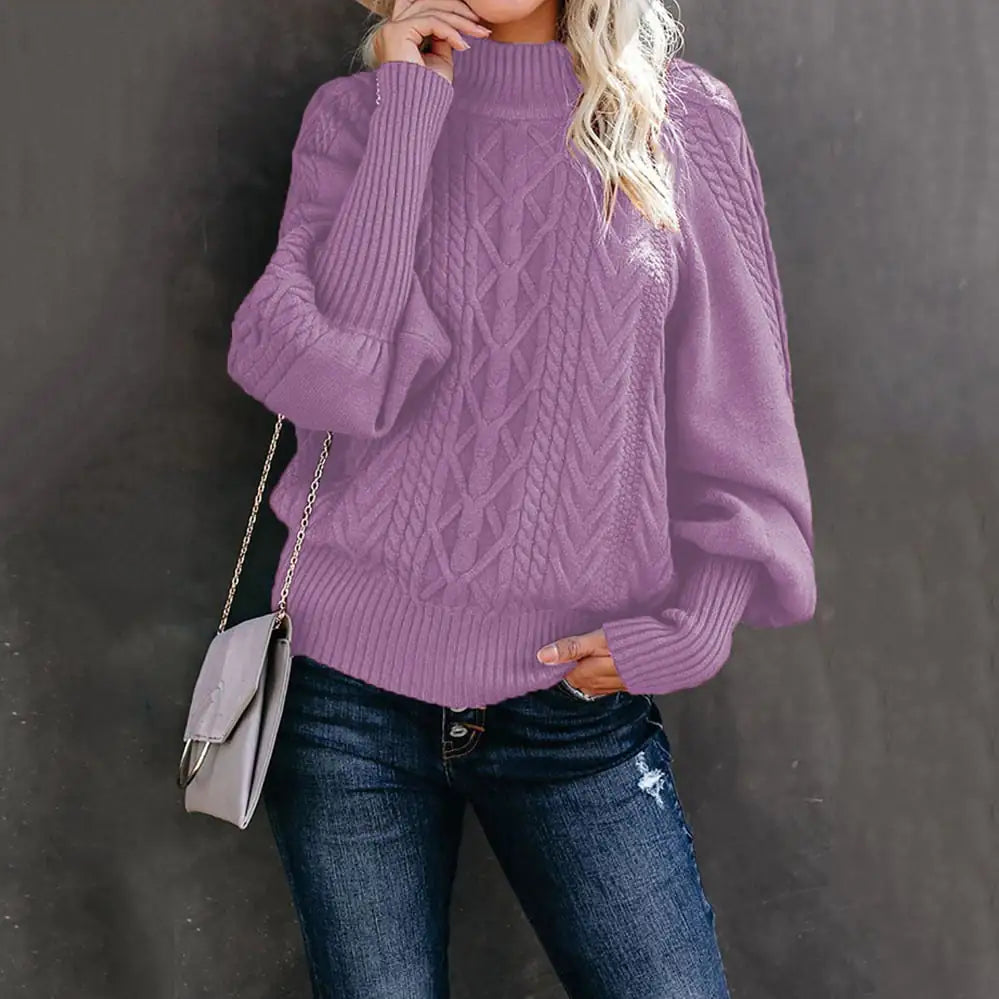 Loose Long Sleeve Knit Sweater for Women - New Style