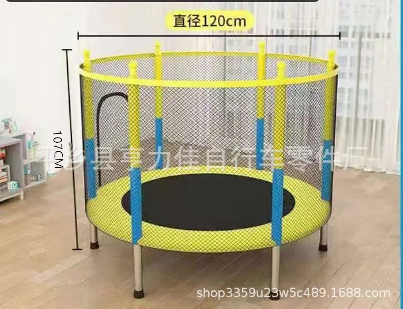 Indoor Trampoline for Kids and Adults with Safety Net