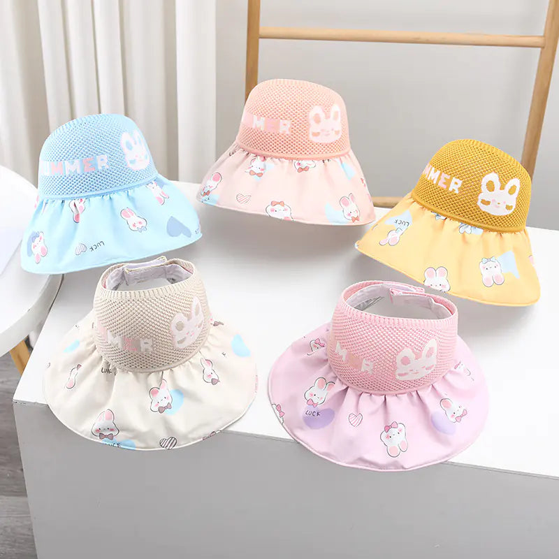 Children's Summer Sun Hat for Boys and Girls (Ages 4-8)