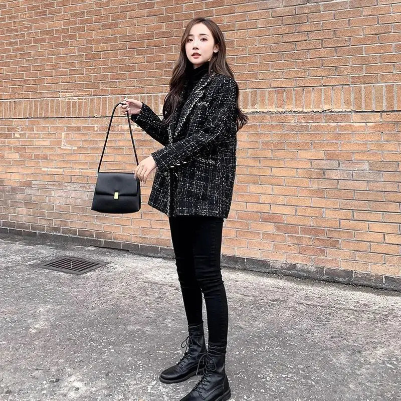 Woolen Coat for Women - Autumn Winter Korean Style