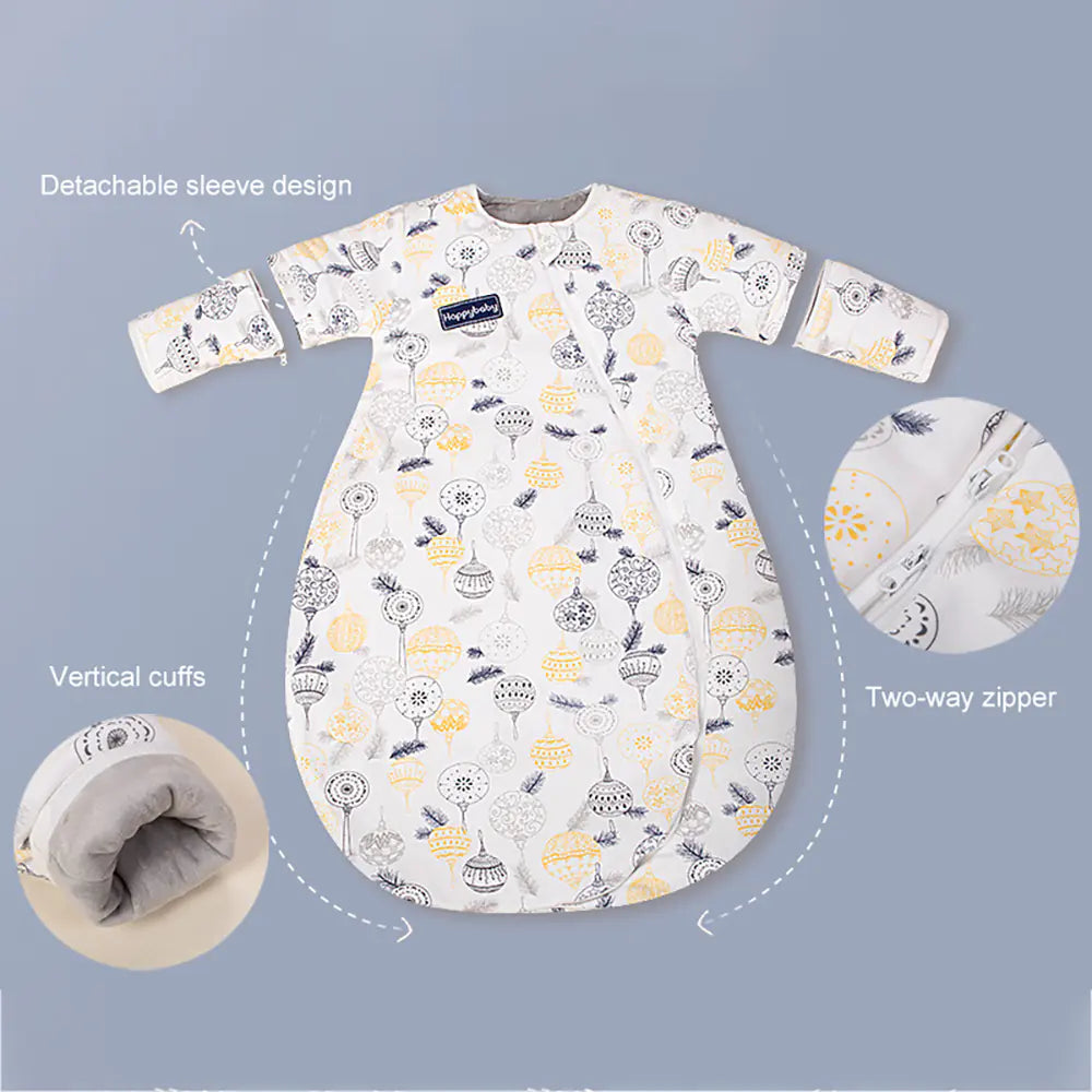 Children's Winter Sleeping Bag with Removable Sleeves
