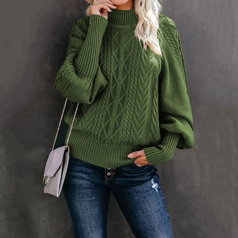 Loose Long Sleeve Knit Sweater for Women - New Style