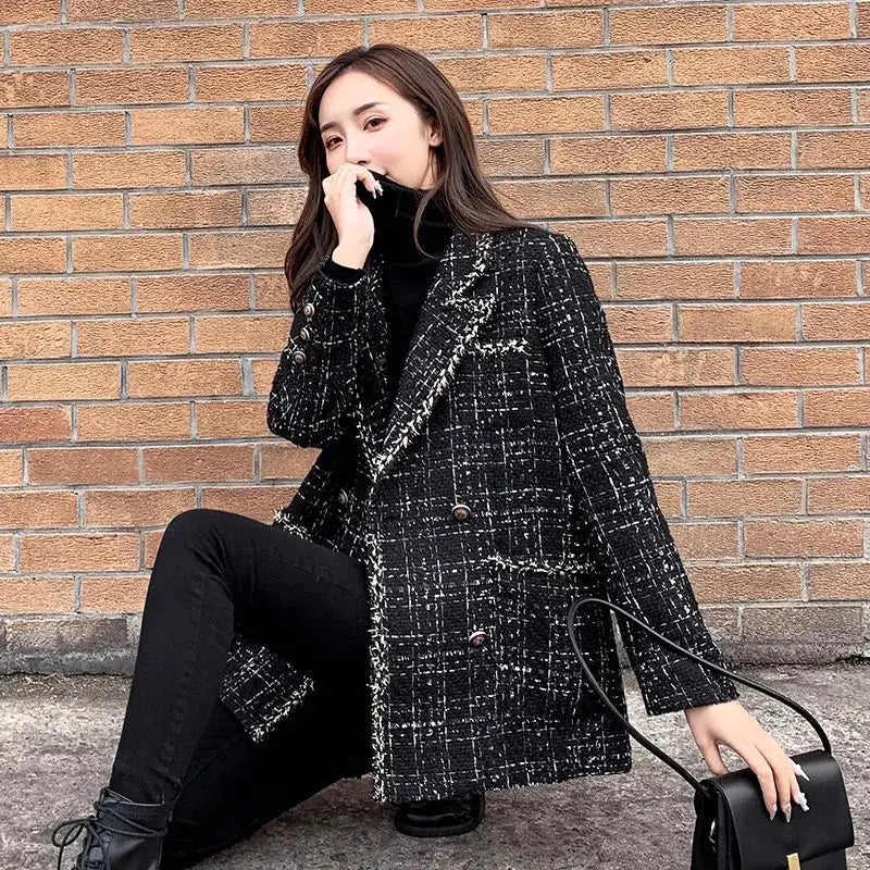 Woolen Coat for Women - Autumn Winter Korean Style