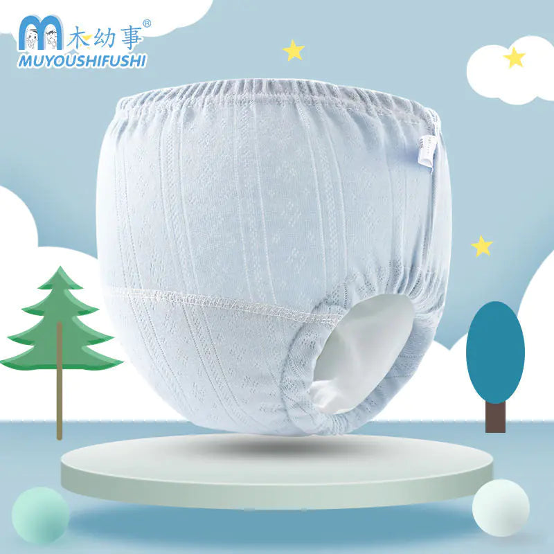 6-Layer Cotton Washable Baby Training Pants