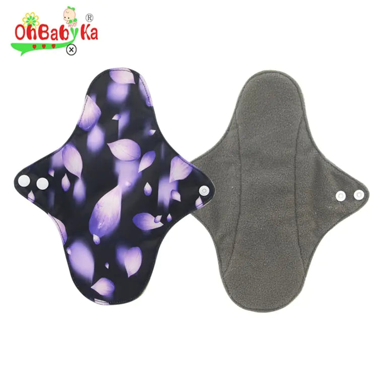 Washable Bamboo Charcoal Fiber Menstrual Pads