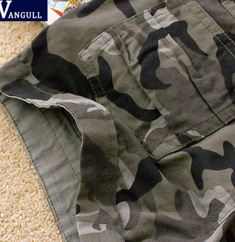 2019 Women's Camouflage Cargo Shorts with Pockets