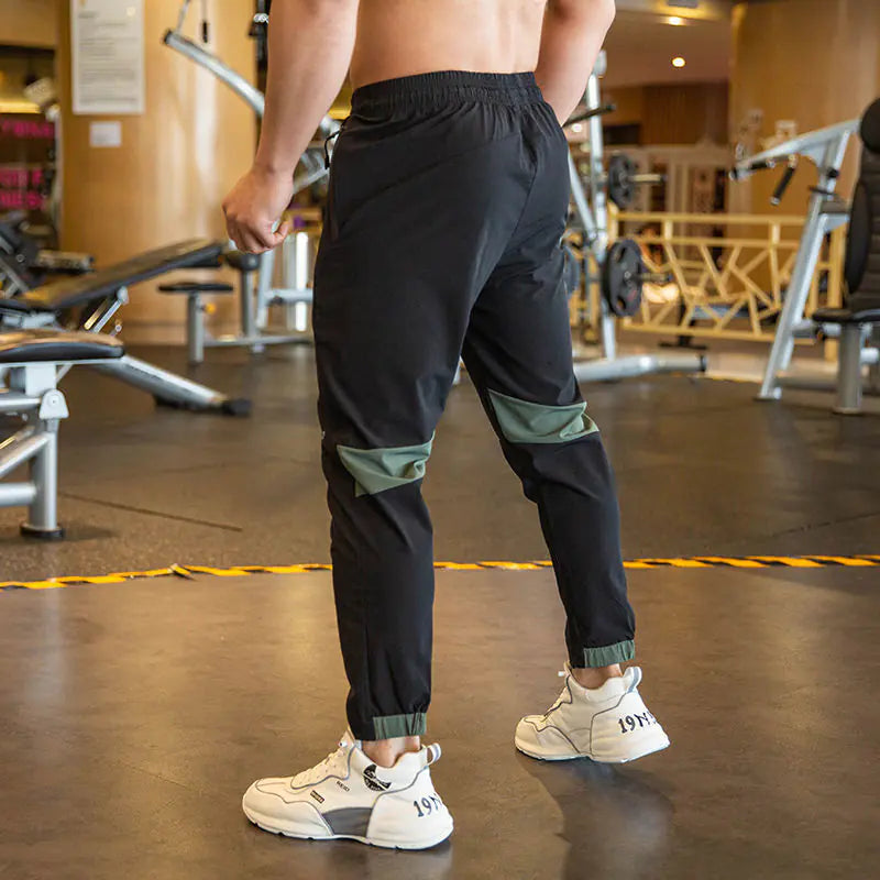 Men's Quick-Drying Thin Ice Silk Sports Trousers
