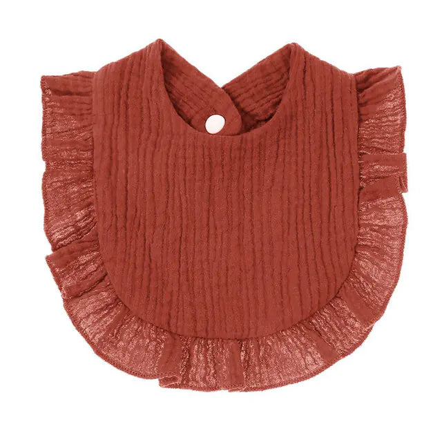 Pure Cotton Lace Bib for Babies and Children