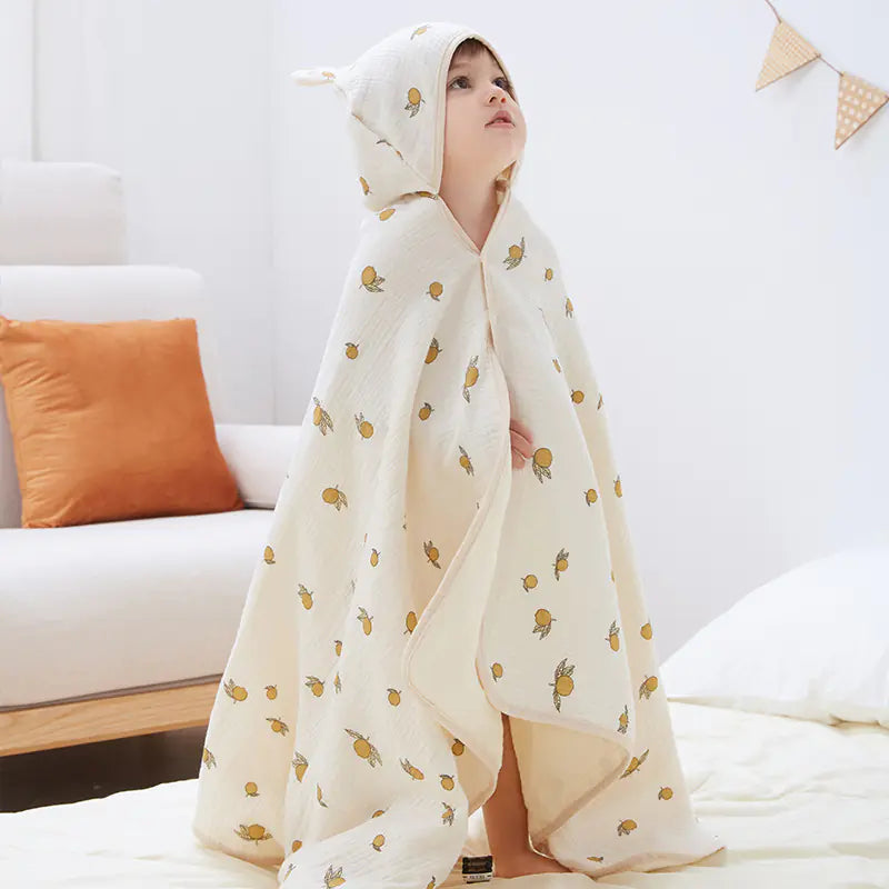 Four Seasons 4-Layer Muslin Cotton Baby Bath Towel