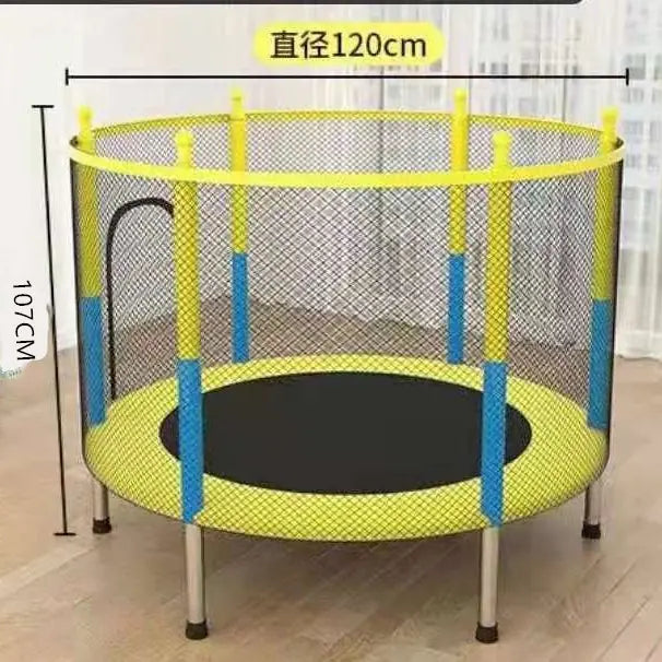 Indoor Trampoline for Kids and Adults with Safety Net
