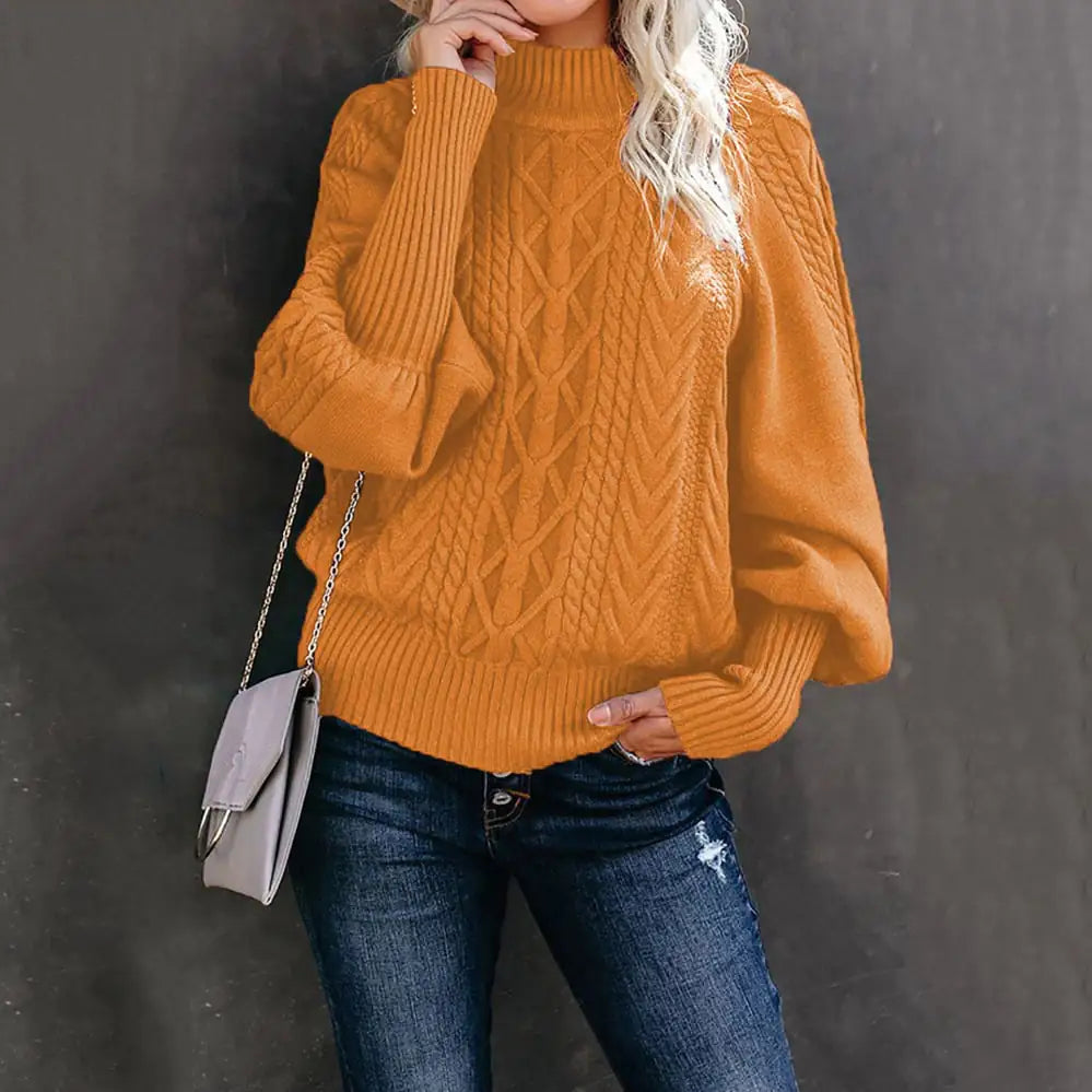 Loose Long Sleeve Knit Sweater for Women - New Style