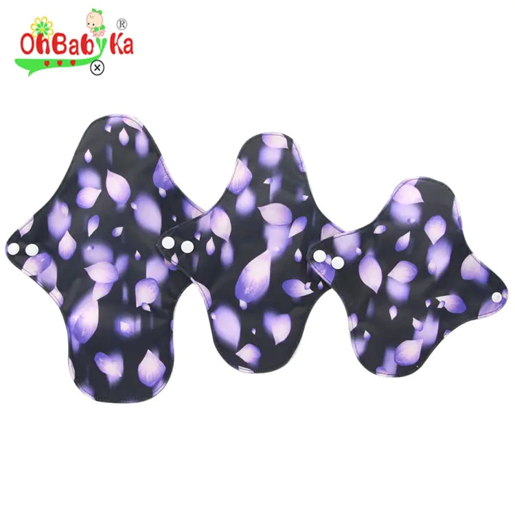 Washable Bamboo Charcoal Fiber Menstrual Pads
