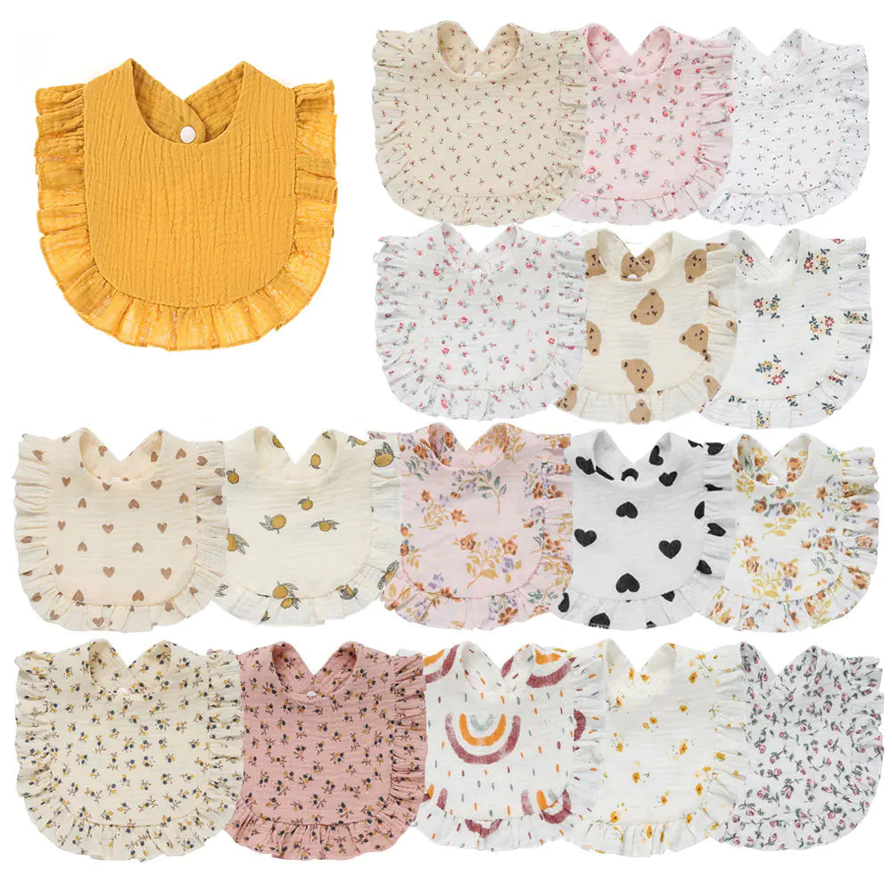 Pure Cotton Lace Bib for Babies and Children