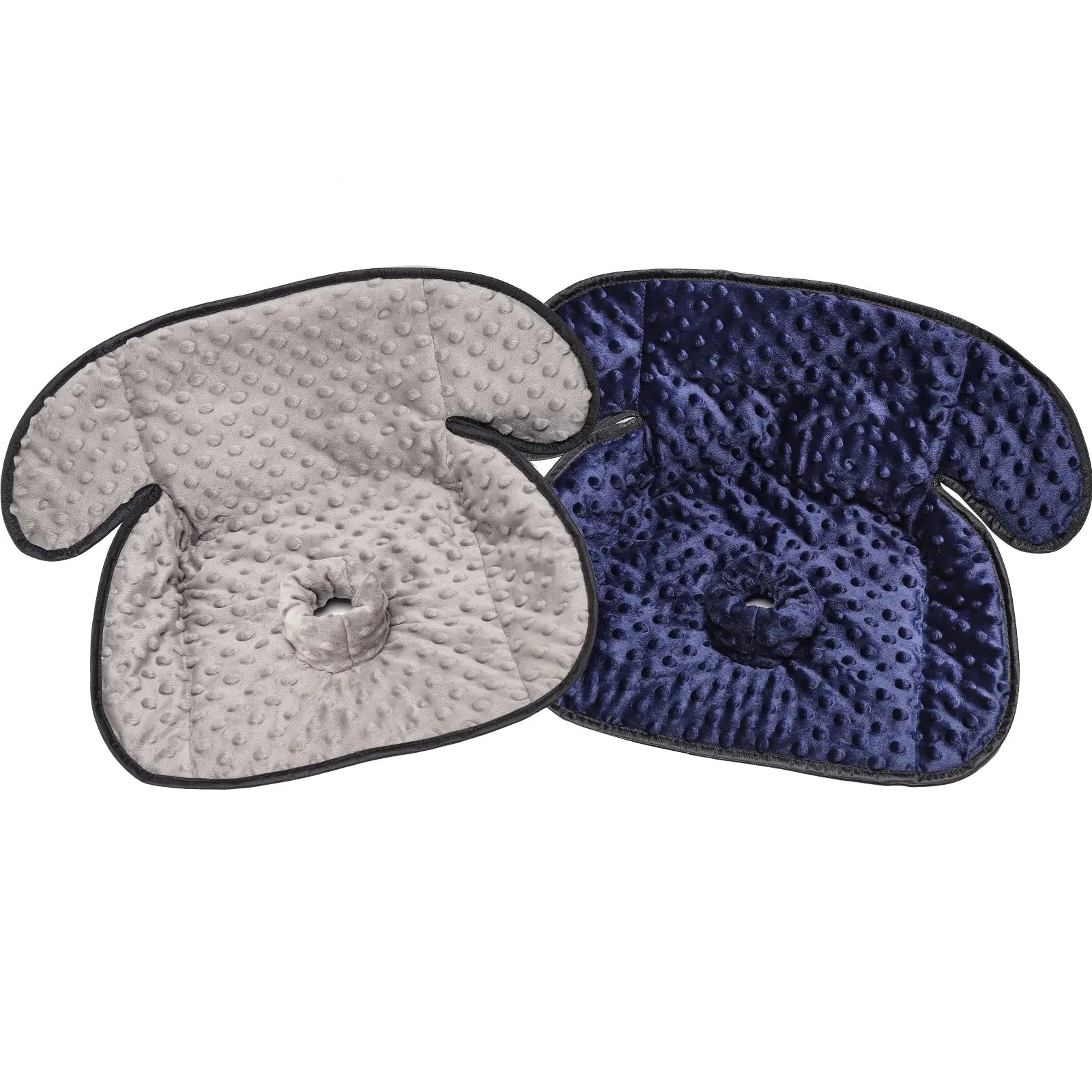 Anmas Home Piddle pad Car Seat Protector - Car Seat Saver Stroller Potty Pad Baby Car Seat Cover Car Seat Waterproof Liner for Potty Training Prevent Dipper Leaking 20x15 inch Black 2PCS(Blue+Gray）