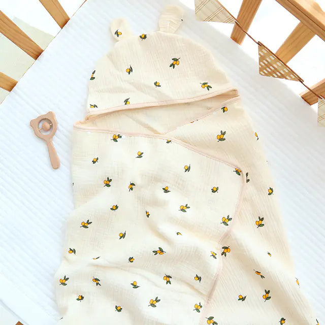 Four Seasons 4-Layer Muslin Cotton Baby Bath Towel