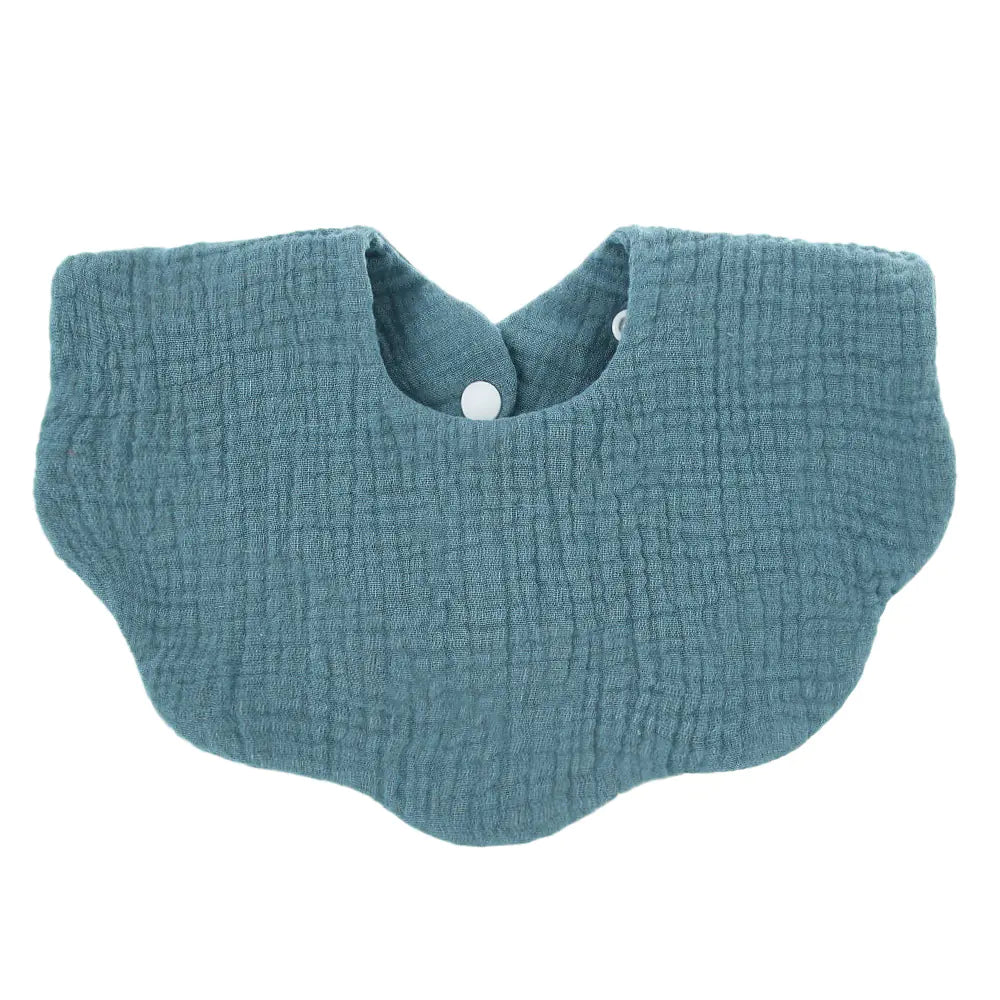 Baby Printed Cotton Gauze Wavy Bib Towel