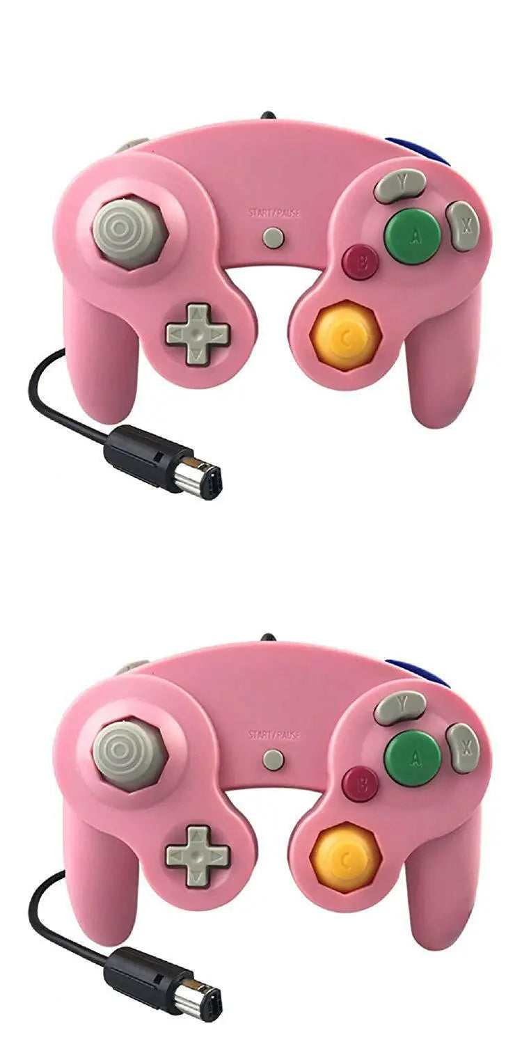2 Pack Wired NGC Controller Gamepad for Nintendo GameCube GC & Wii U Console USA