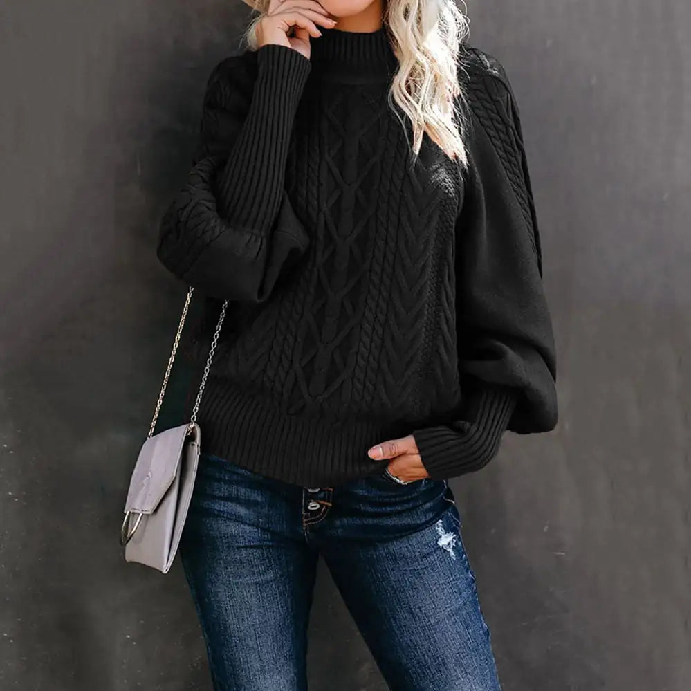 Loose Long Sleeve Knit Sweater for Women - New Style
