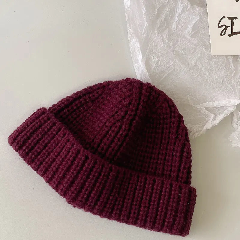 Korean Woolen Cap for Kids - Autumn and Winter