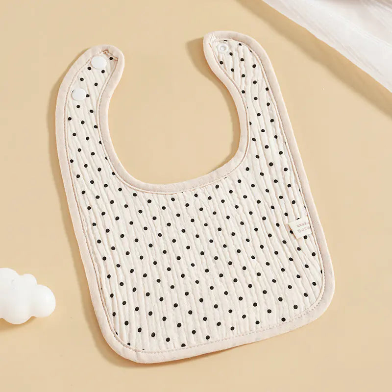 Pure Cotton Six-Layer Gauze U-Shaped Baby Bib