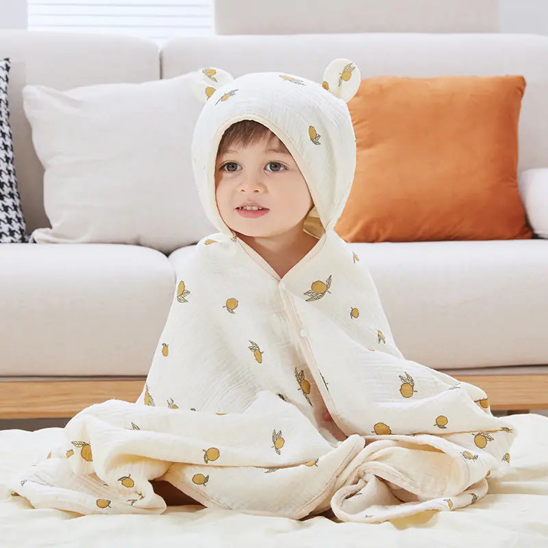 Four Seasons 4-Layer Muslin Cotton Baby Bath Towel
