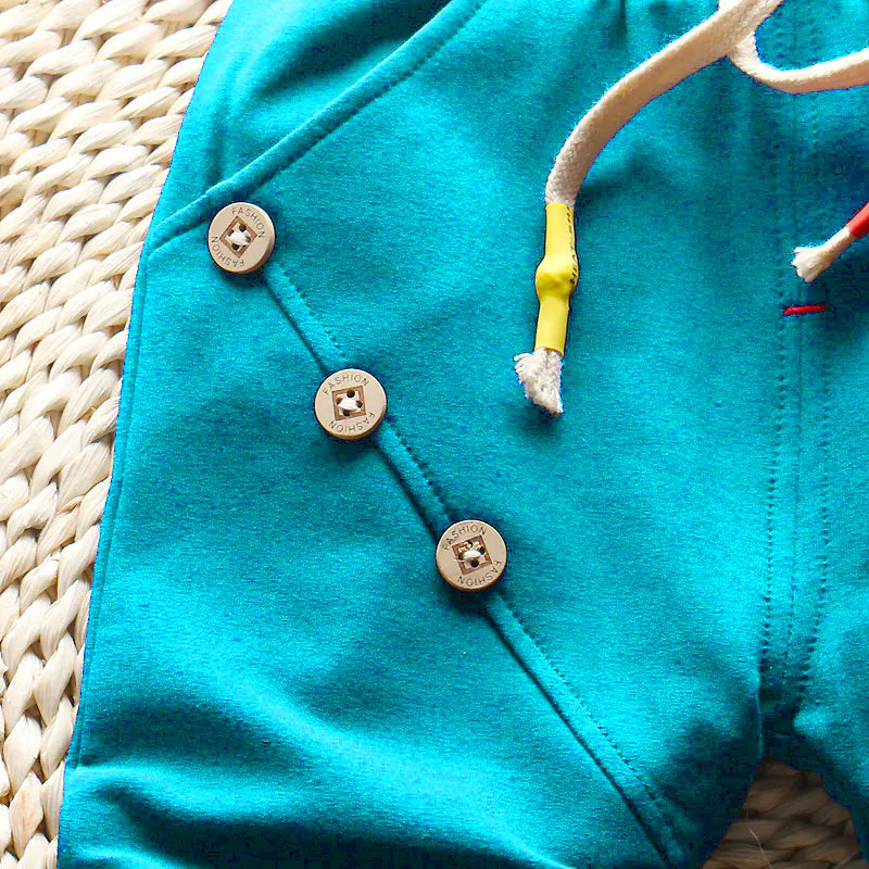 Baby Boys Cotton Sports Pants - Toddler Casual Trousers