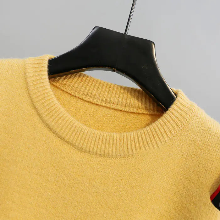 2023 Women's Loose Knit Sweater with Lantern Sleeves