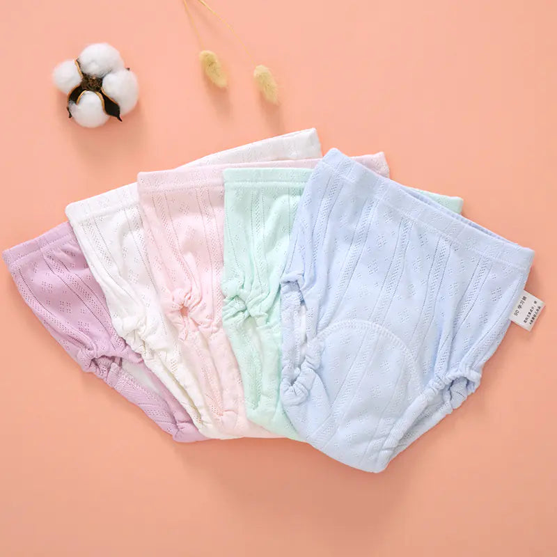 Cotton Washable Baby Training Pants for Boys and Girls