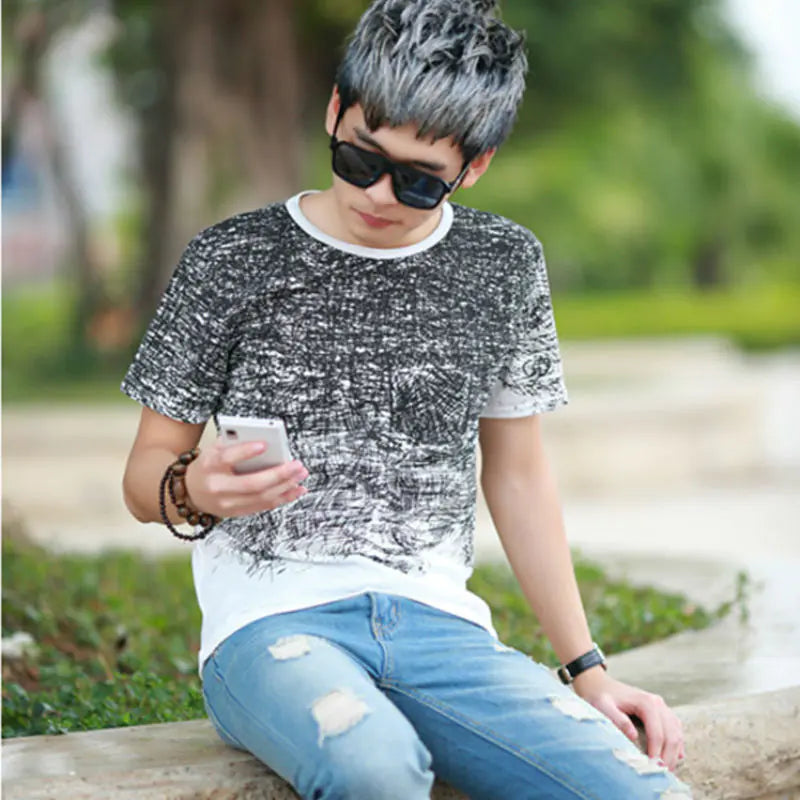Graffiti T-Shirt, Short Sleeve Base Layer Top
