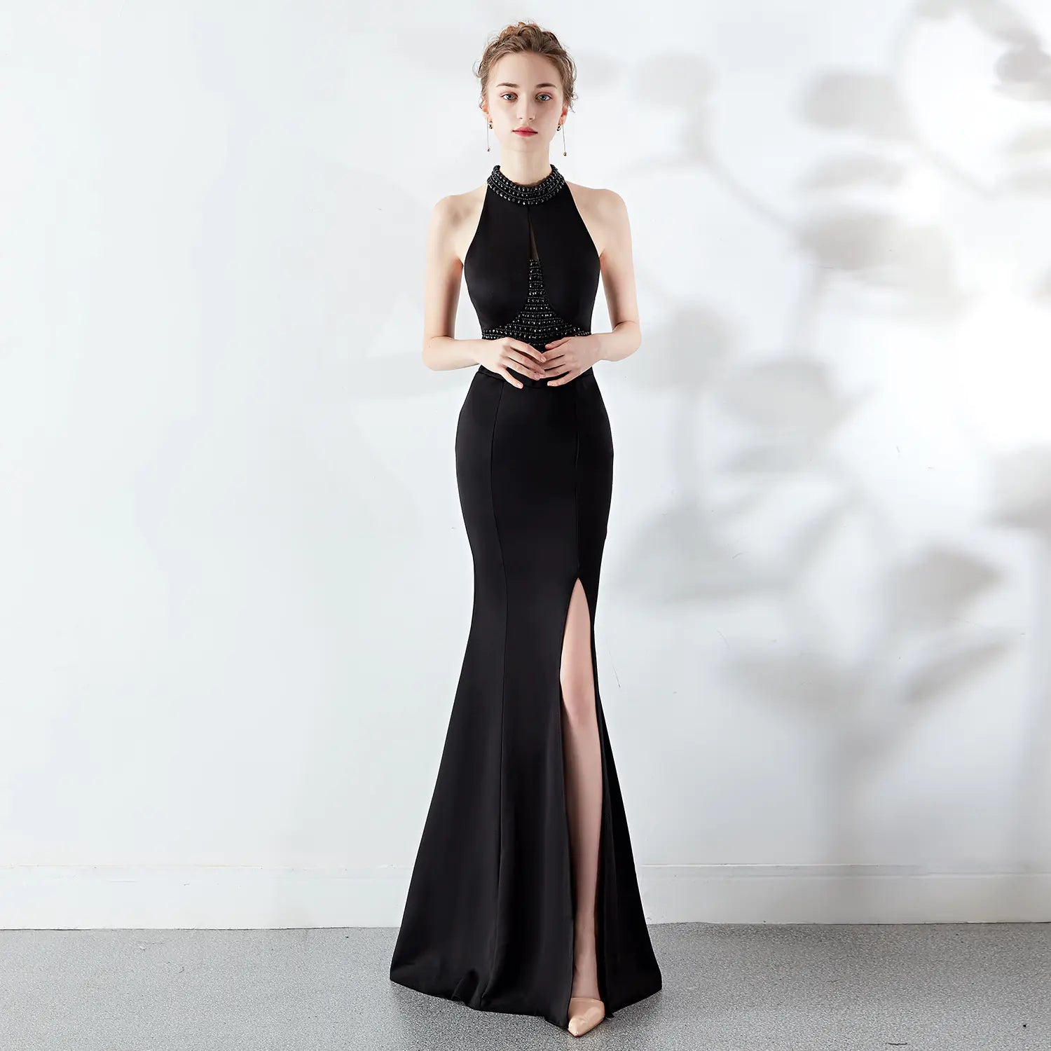 Red Mermaid Evening Gown for Weddings and Parties