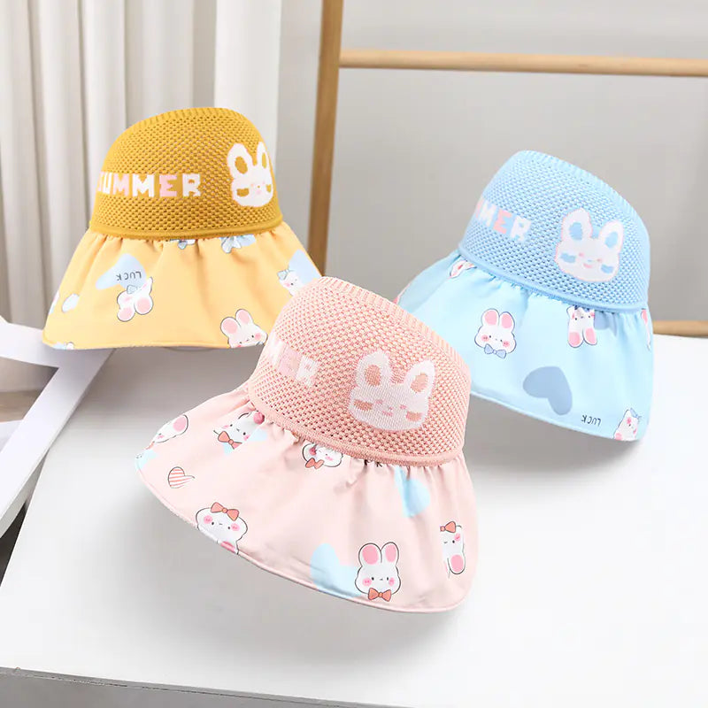 Children's Summer Sun Hat for Boys and Girls (Ages 4-8)