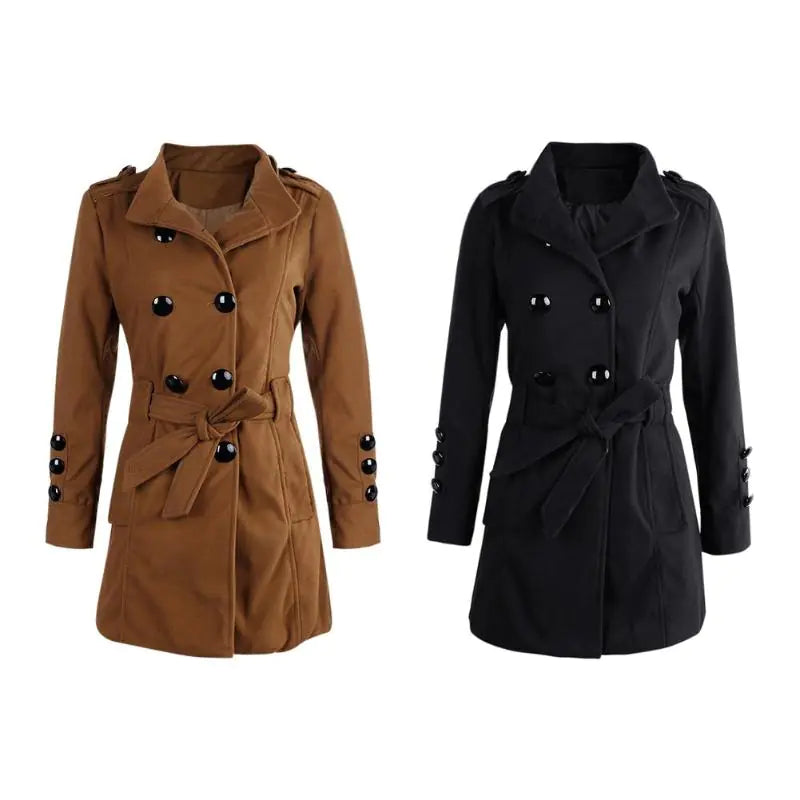 New Autumn Winter Plus Size Woolen Coat (Korean Style)