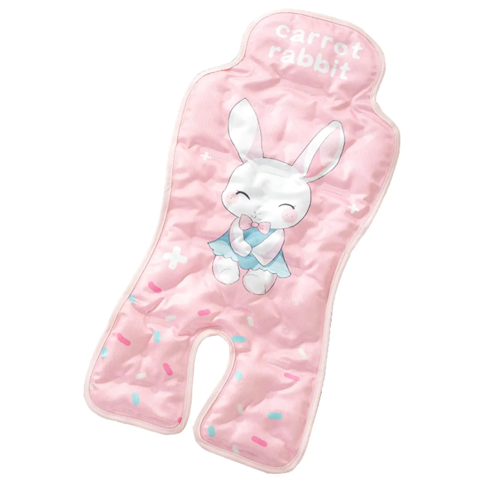 Baby Gel Car Seat Cooler Pad Children Stroller Ice Seat Liners Cooler MatSummer Breathable Multifunctional Baby Cushion Suitable for Baby Dining ChairChild Safety Seat （Pink）