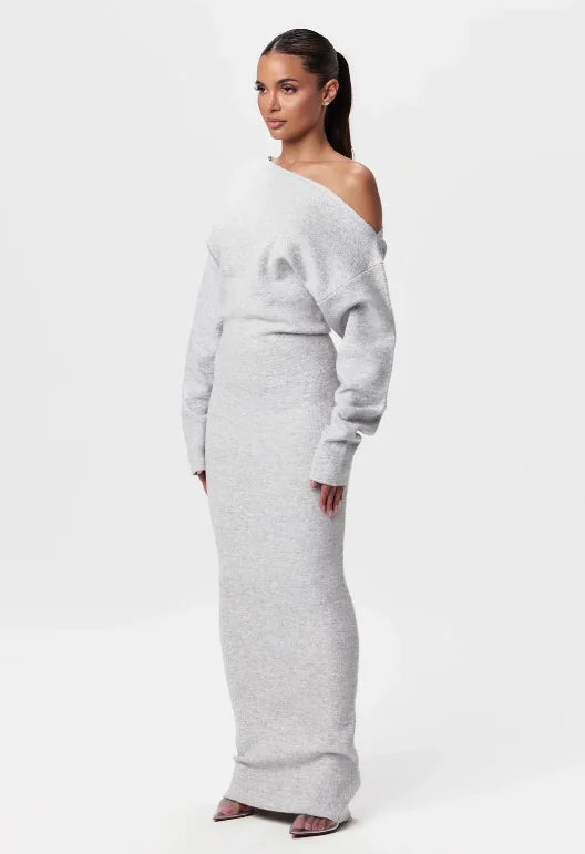 Long Sleeve Slim Fit Dress