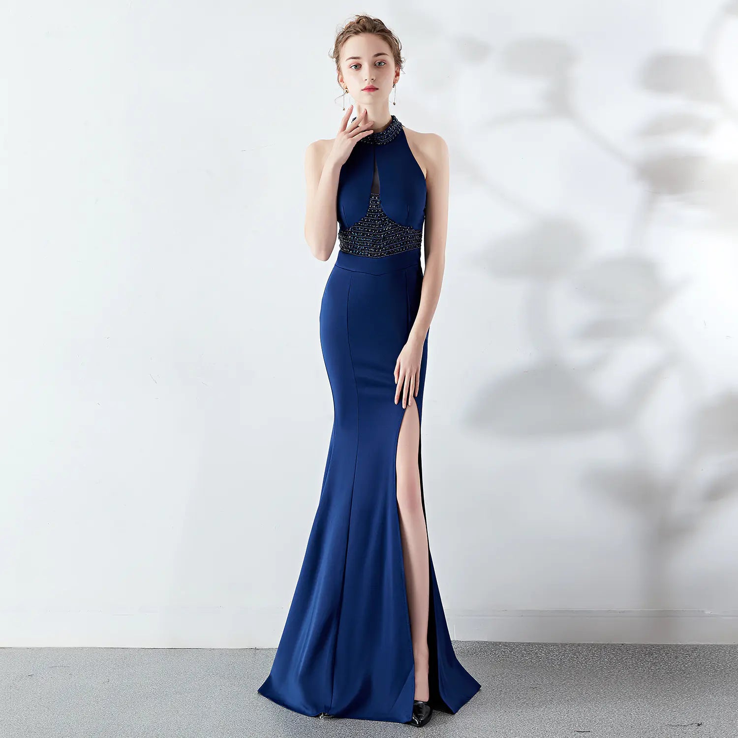 Red Mermaid Evening Gown for Weddings and Parties