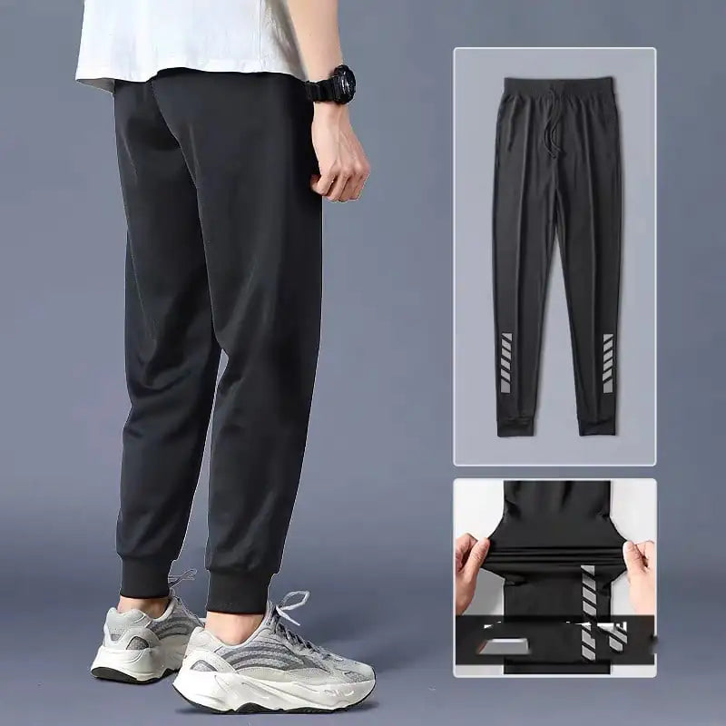 Quick-Drying Loose-Fitting Men's Cropped Trousers